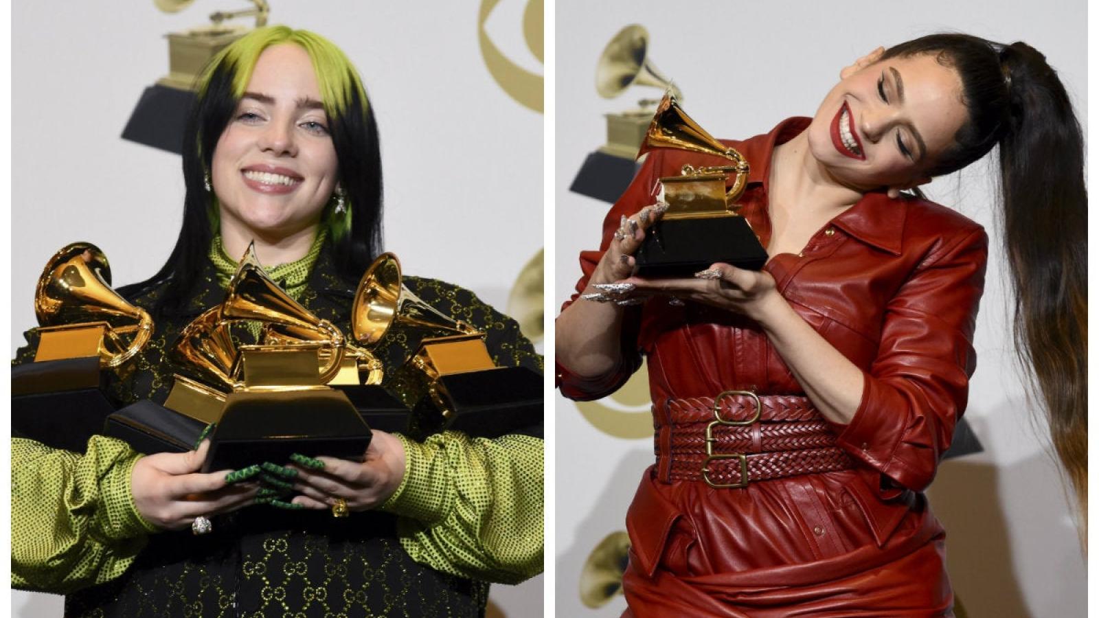 Billie Eilish y Rosalía: los Grammy coronan a la Generación Z