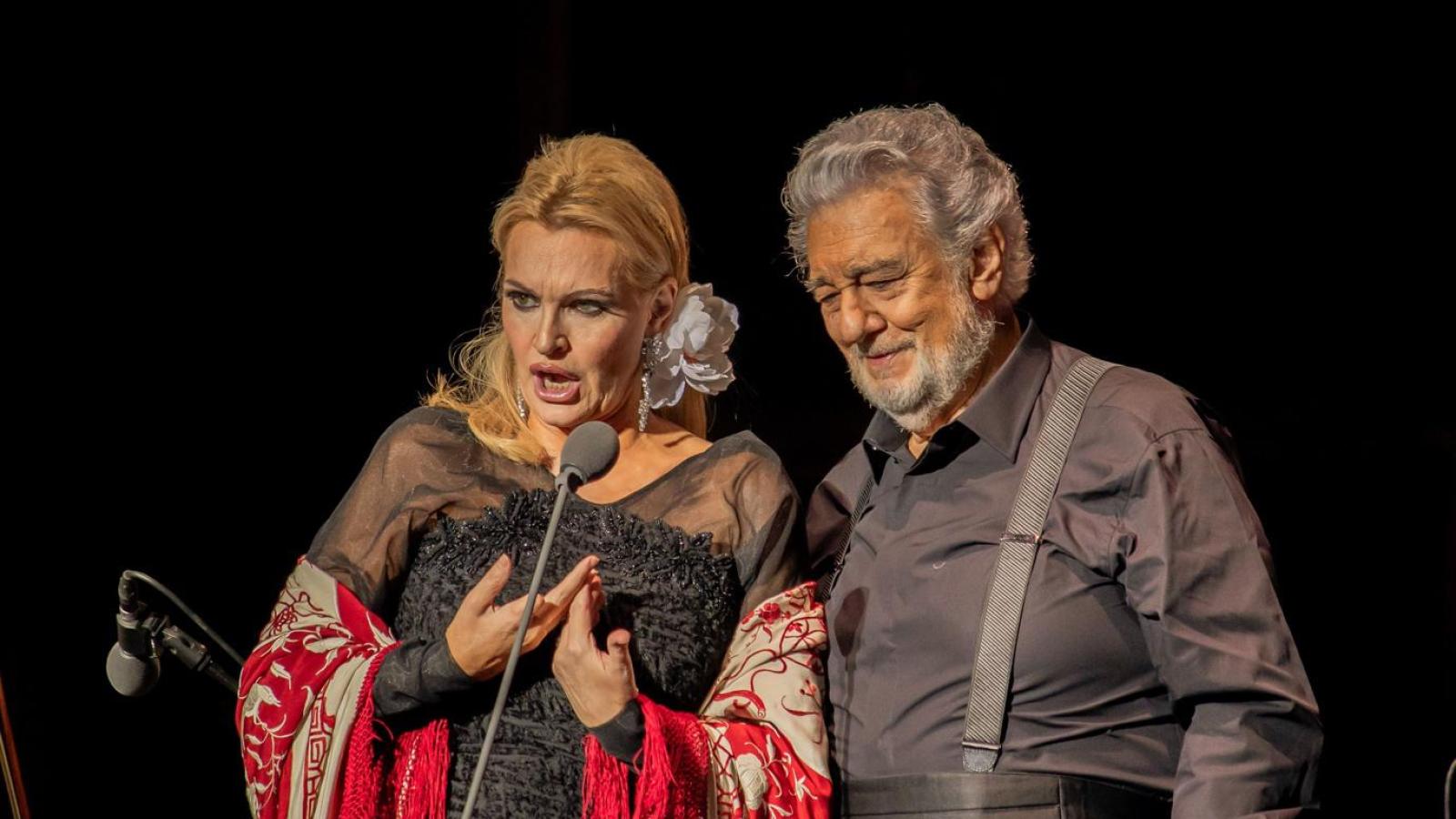 Plácido Domingo y Ainhoa Arteta, juntos en Starlite Catalana Occidente