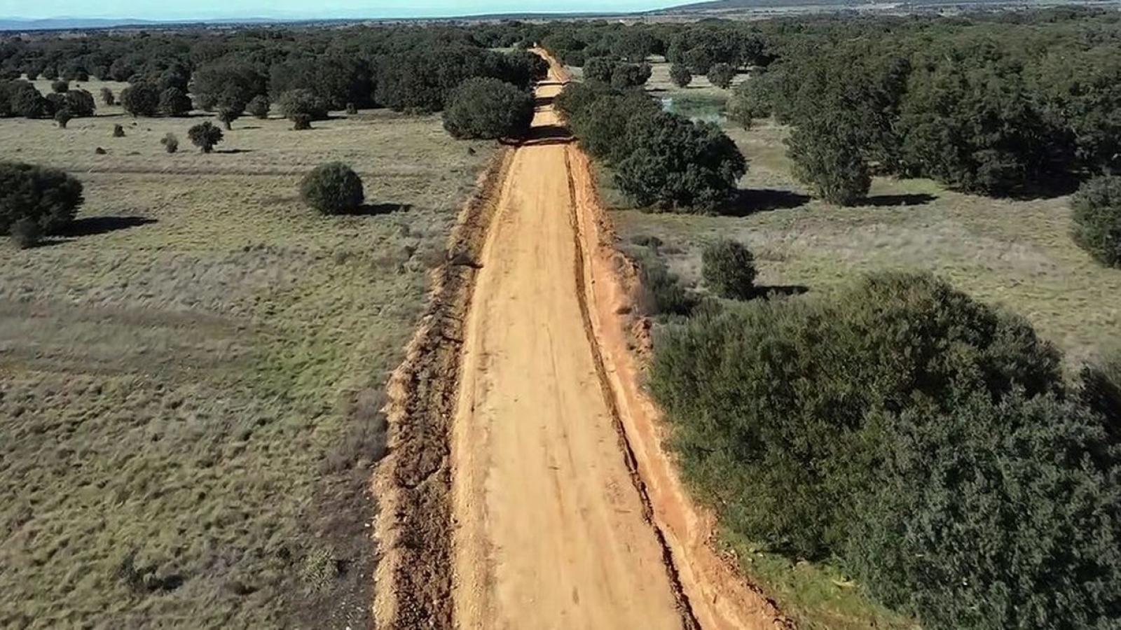 Destruyen en León la calzada romana mejor conservada de España