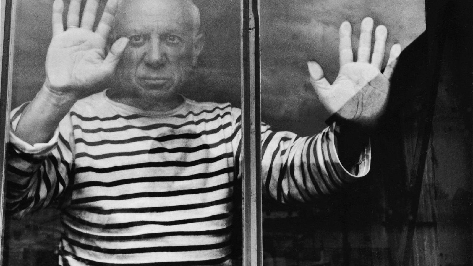 Retrato de Pablo Picasso en Vallauris