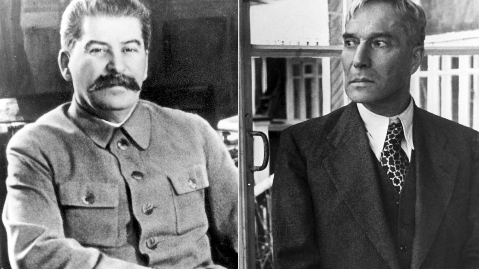 Josef Stalin y Borís Pasternak