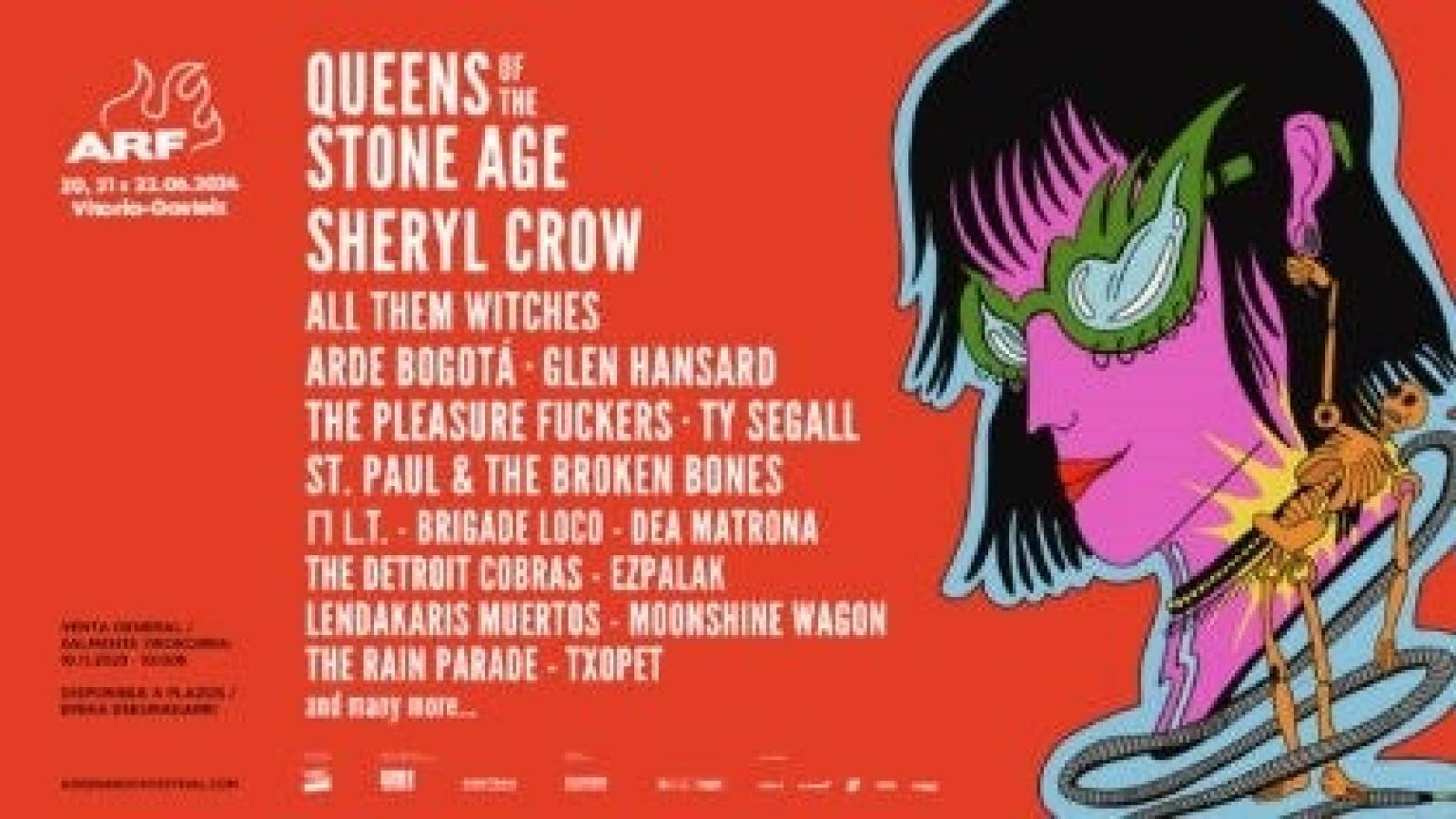 Queens Of The Stone Age y Sheryl Crow, primeros cabezas de cartel del Azkena Rock Vitoria