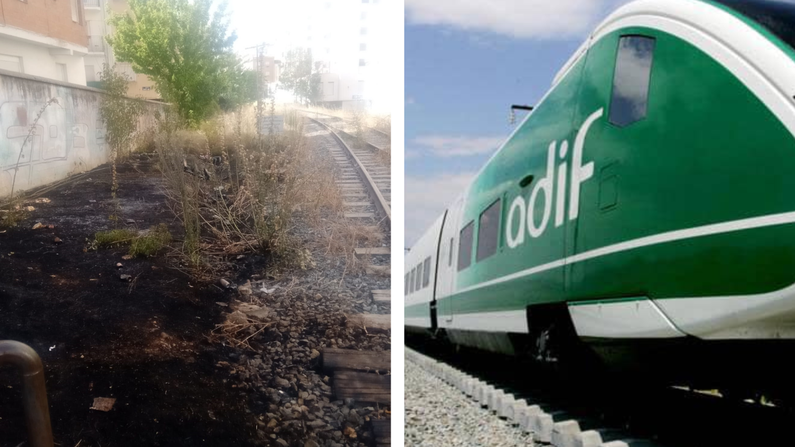 Los vecinos de un barrio de Cuenca denuncian el peligroso abandono de una vías de tren: "Se dejan ver algunas ratas"