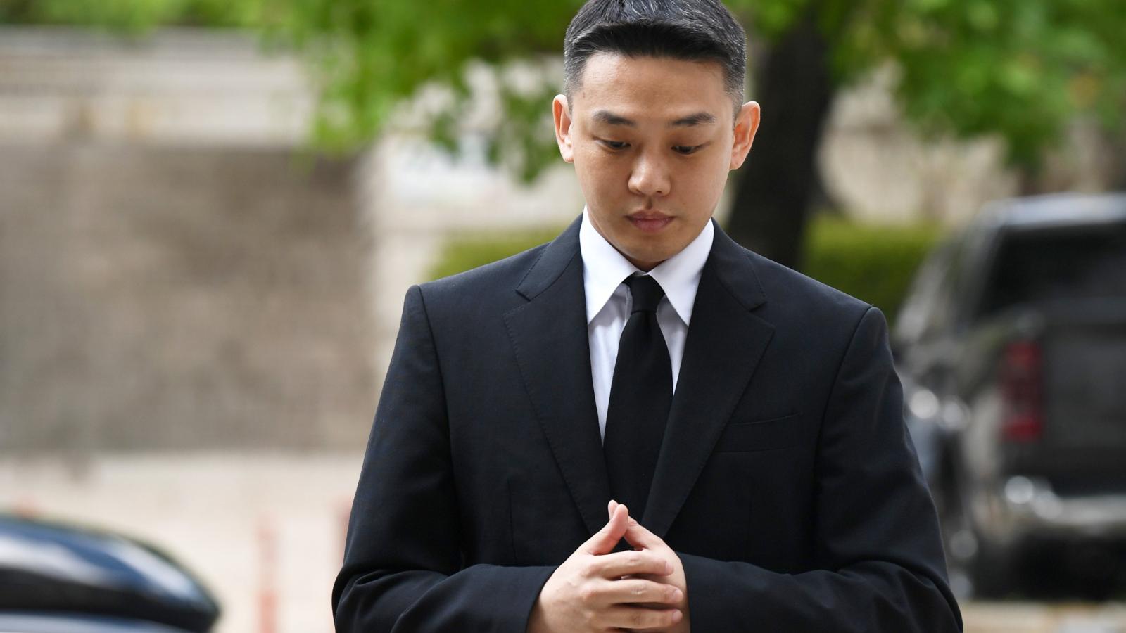 El actor surcoreano Yoo Ah-in en la Corte de Seúl