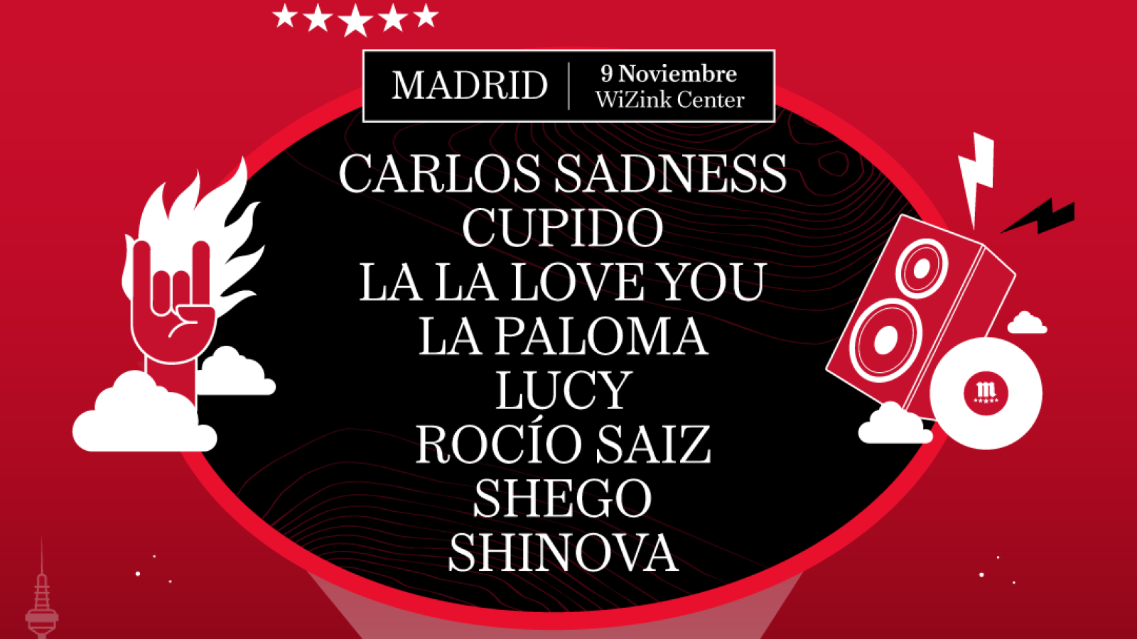 Cartel de Vibra Mahou Madrid