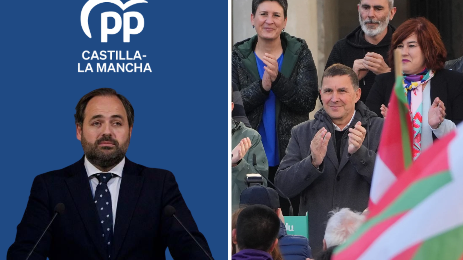 El PP de Castilla-La Mancha pide perdón por el "error injustificable y colectivo" en la reforma de la ley de presos de ETA