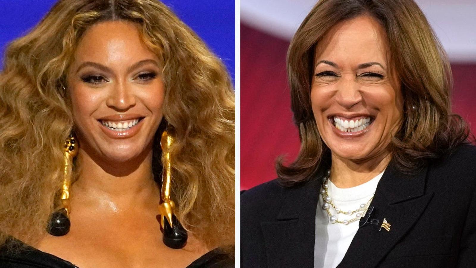 Beyoncé es una de las artistas internacionales que han pedido el voto para Kamala Harris