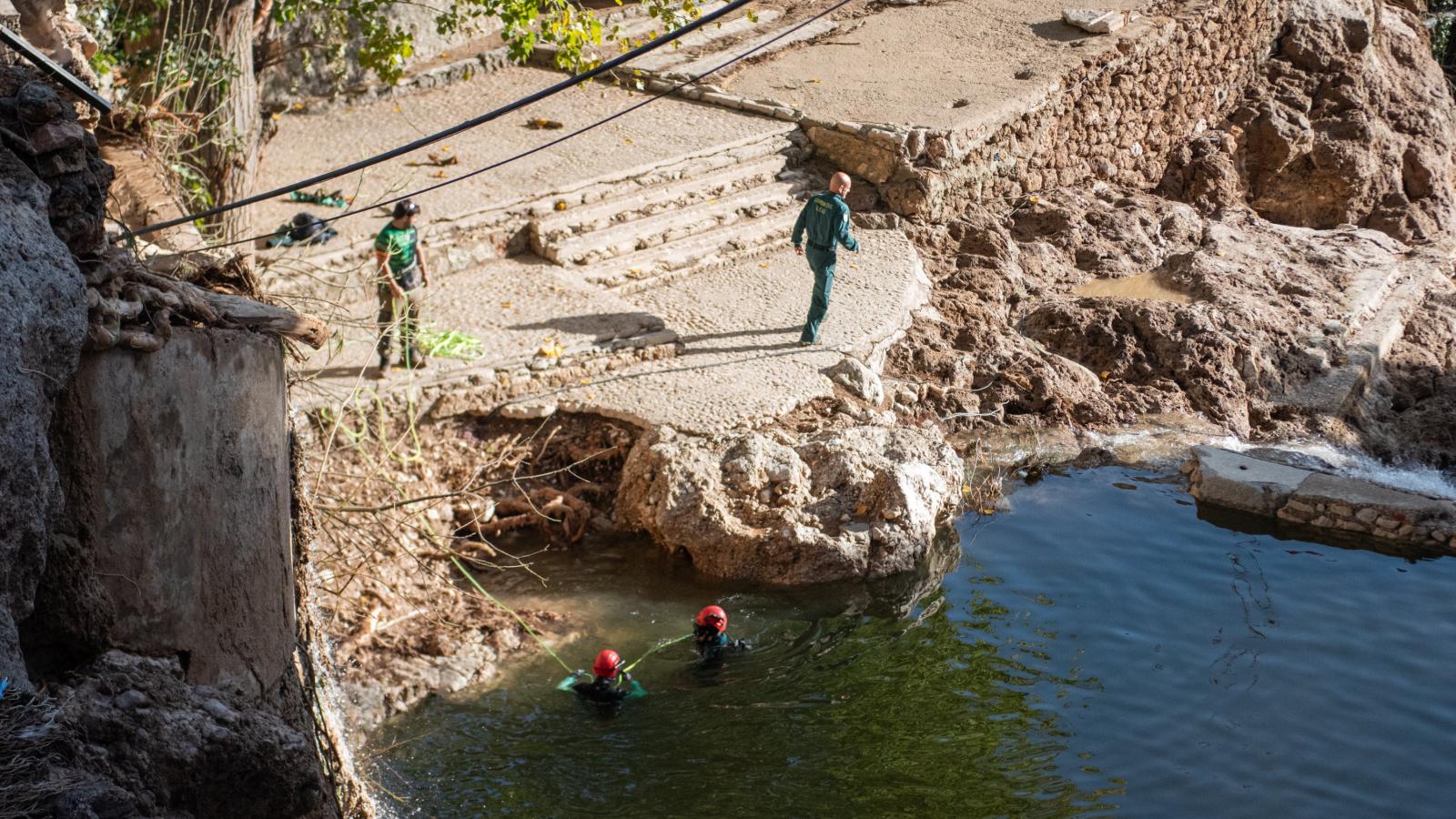 La búsqueda de los cinco desaparecidos de Letur se centra en el río: "Estamos sondeando cinco kilómetros a lo largo del Segura"