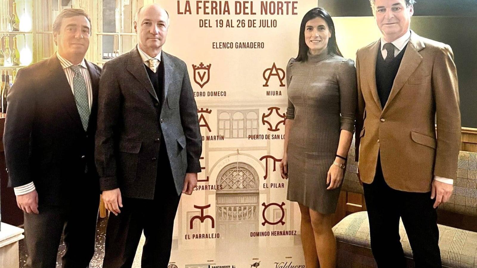 Presentación del elenco ganadero para la feria de Santiago