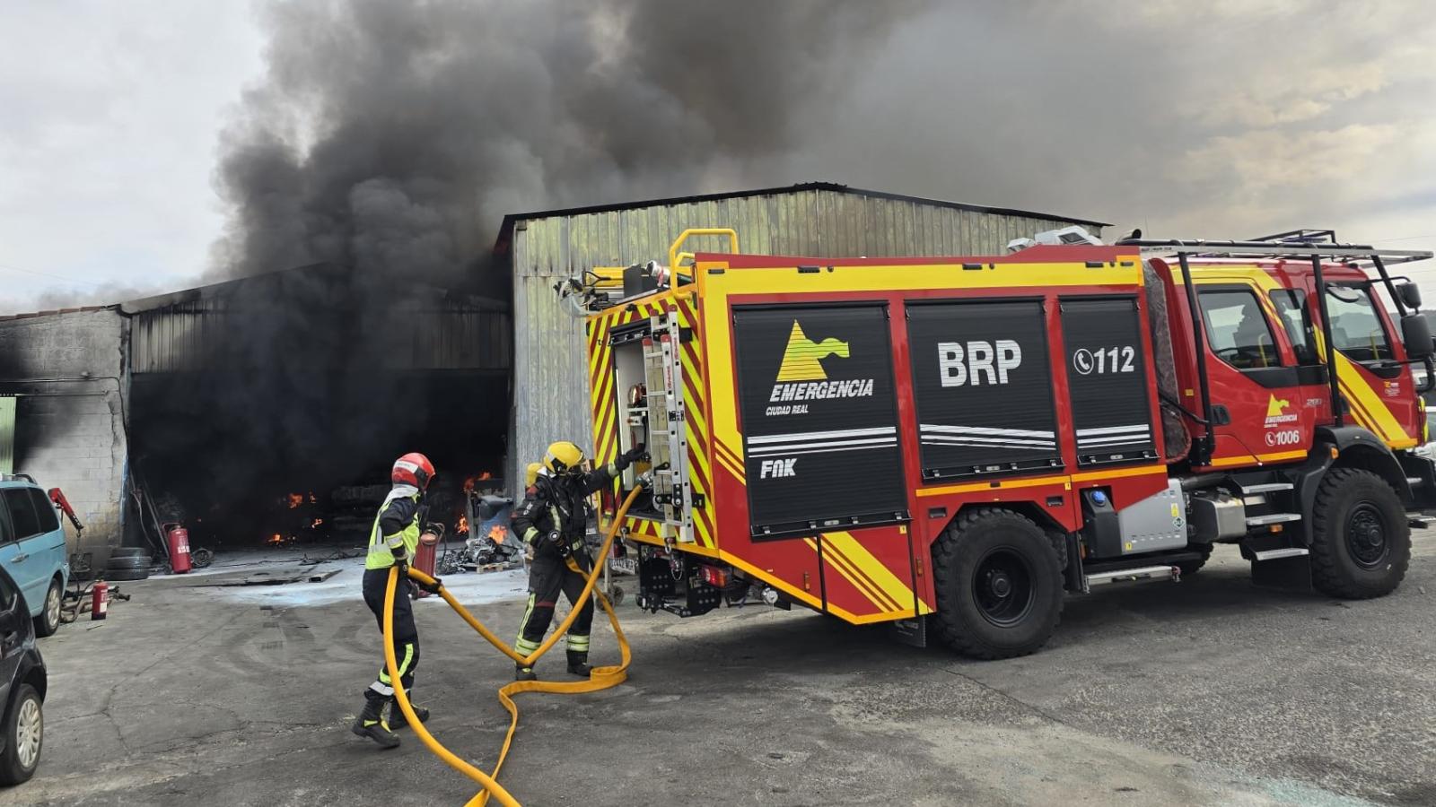 Los bomberos del SCIS de Ciudad Real realizaron 6.857 actuaciones en 2024, una media de 18 al día