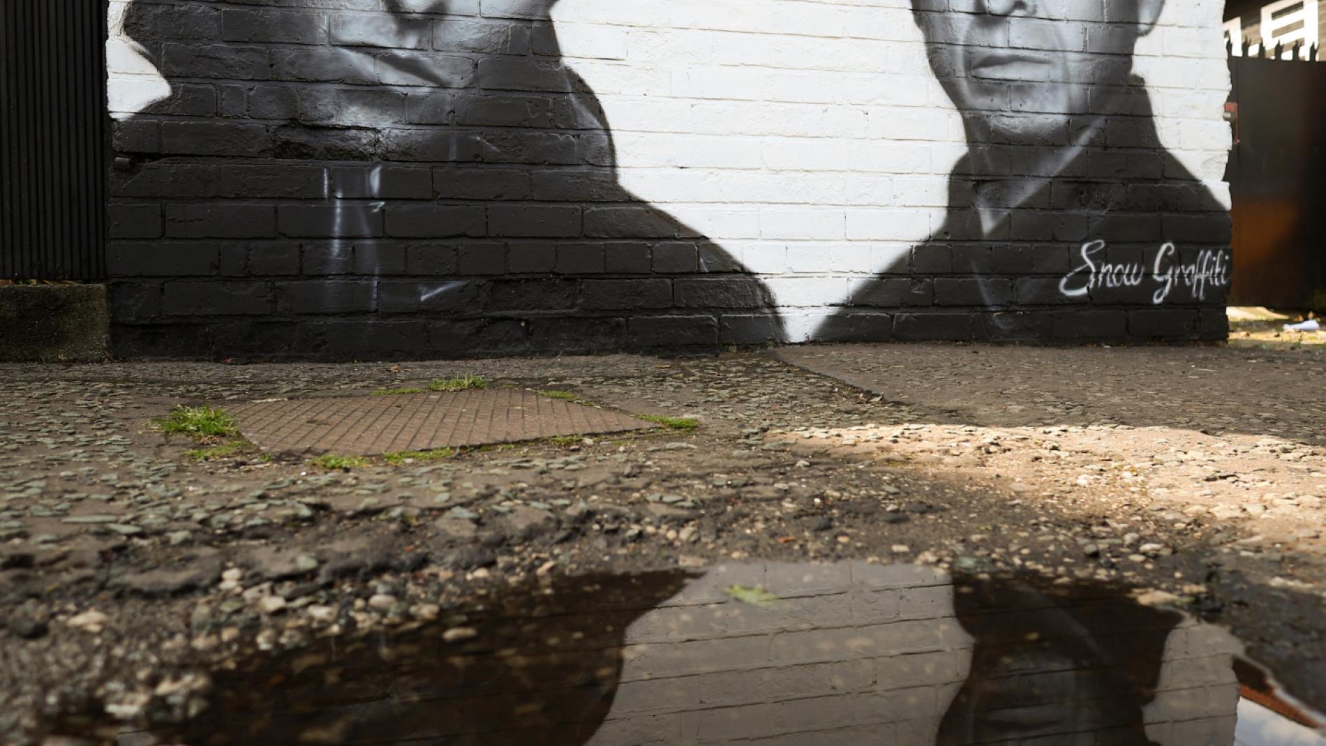 Mural de Oasis en Manchester