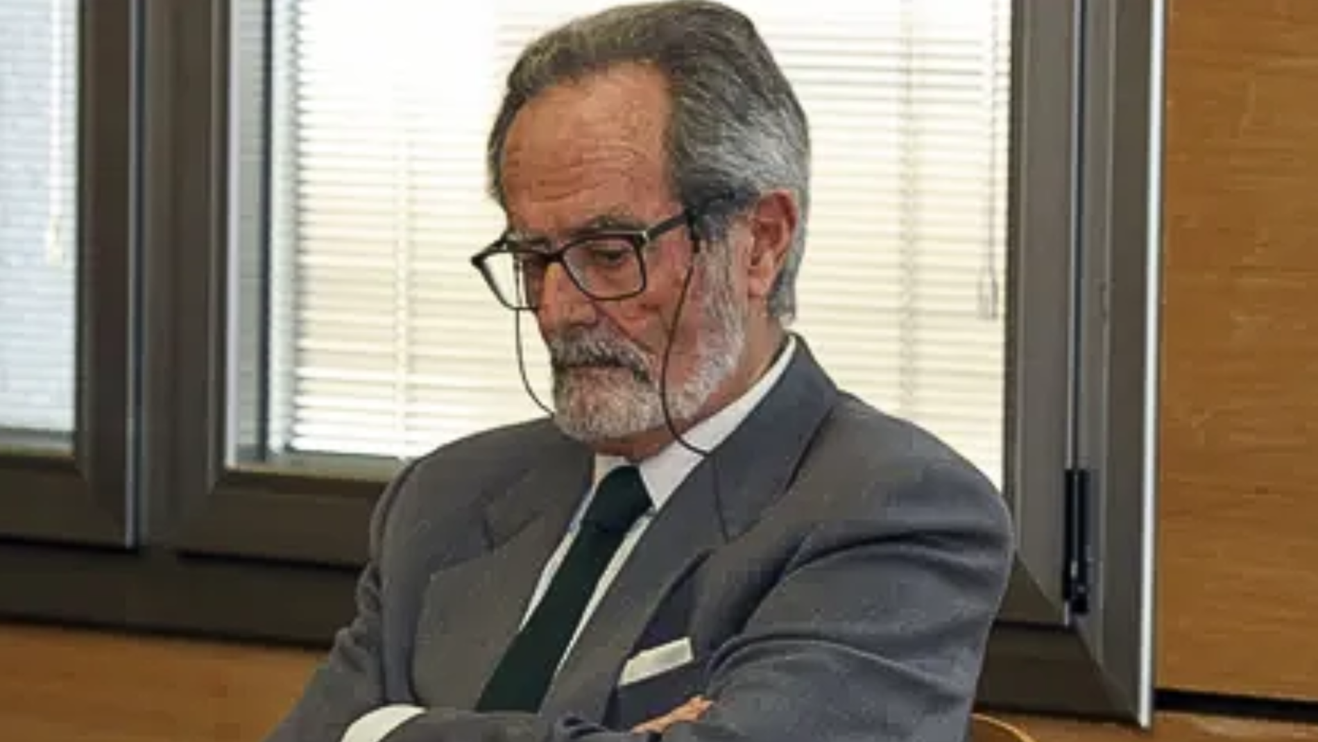 El anciano de Ciudad Real, Pepe Lomas, durante el juicio celebrado el pasado mes de abril