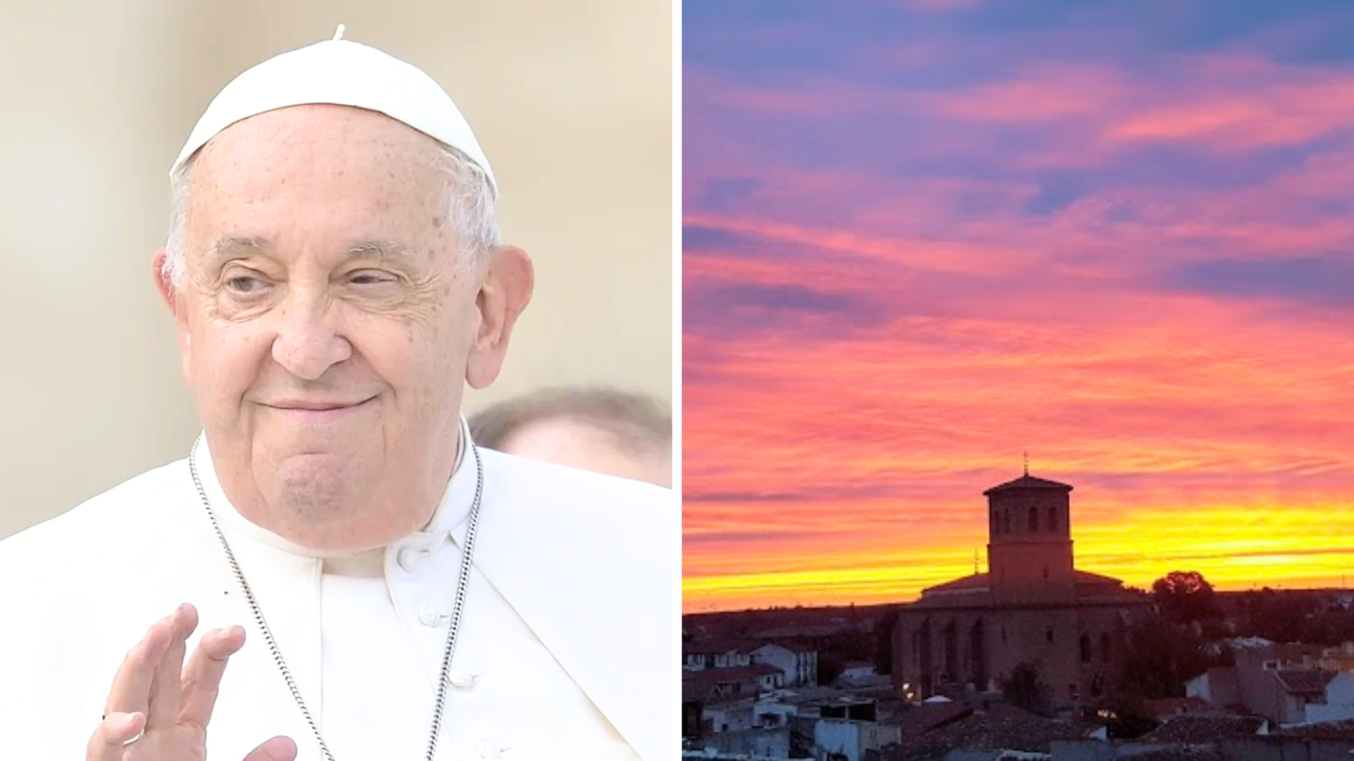 (i) El Papa Francisco (d) El pueblo de Villatobas (Toledo)