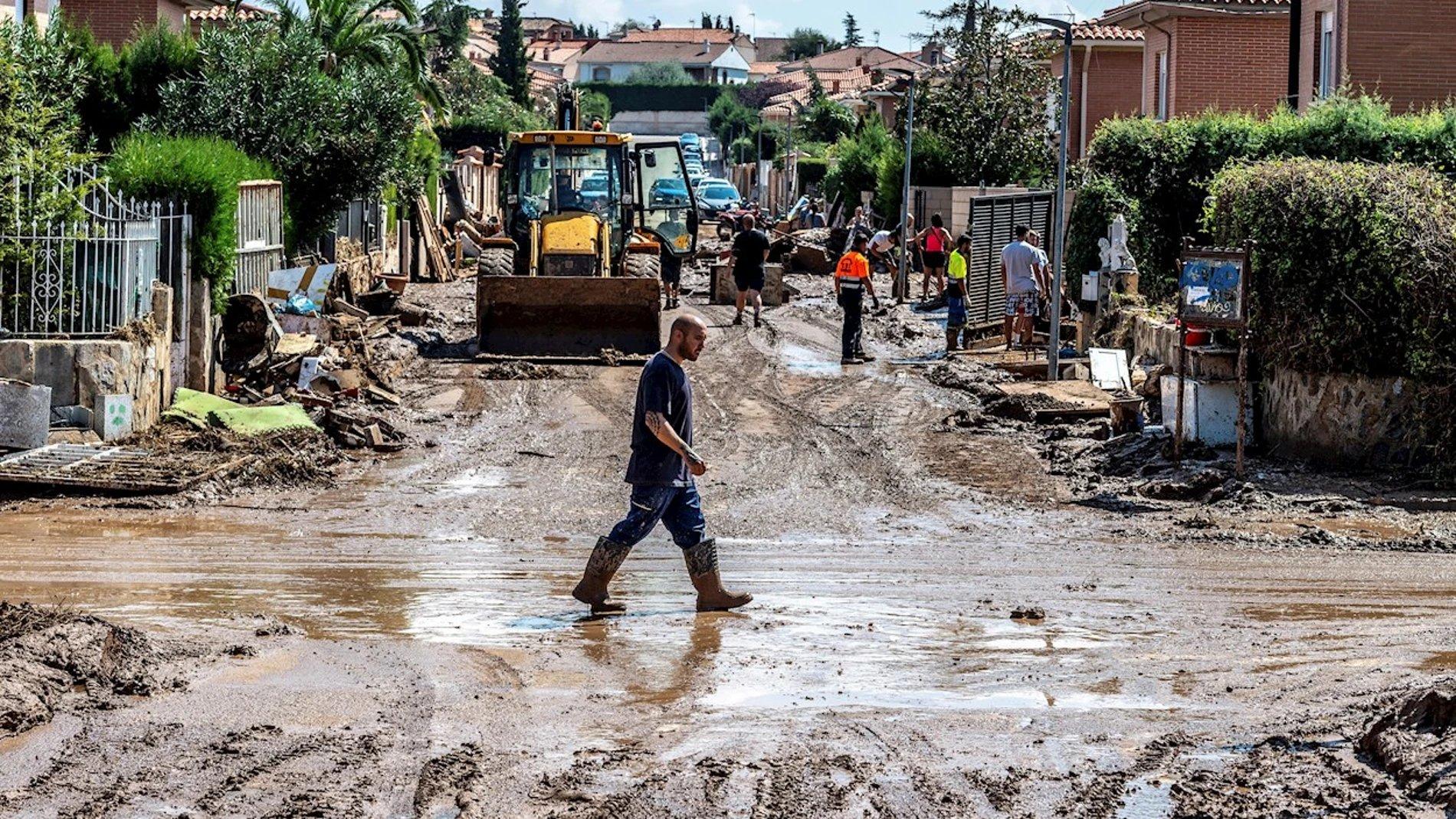 Inundaciones en el municipio de Cobisa (Toledo)