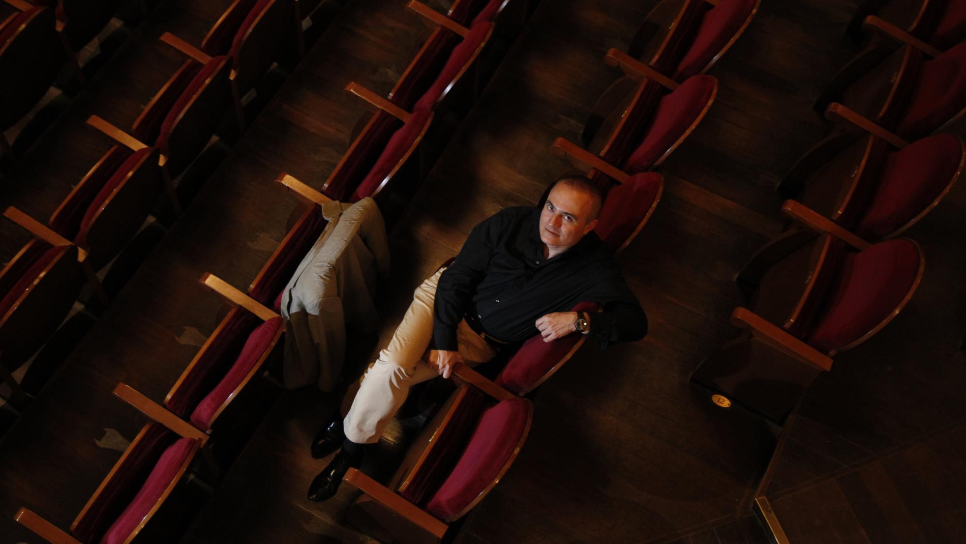 Joan Matabosch, en el patio de butacas del Teatro Real