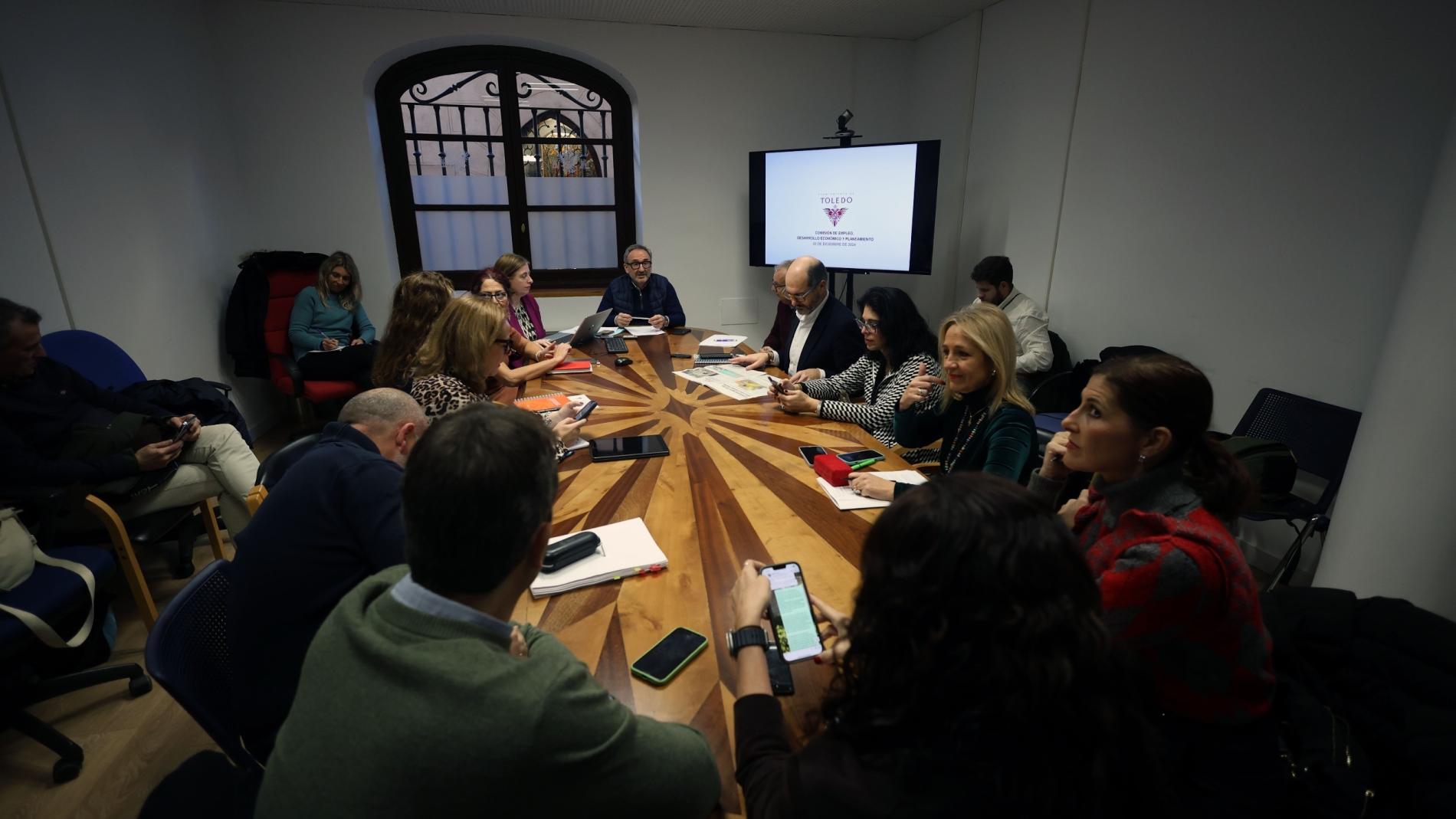 Comisión de Empleo, Promoción Económica y Planeamiento de Toledo.REMITIDA / HANDOUT por AYUNTAMIENTOFotografía remitida a medios de comunicación exclusivamente para ilustrar la noticia a la que hace referencia la imagen, y citando la procedencia de la imagen en la firma20/12/2024