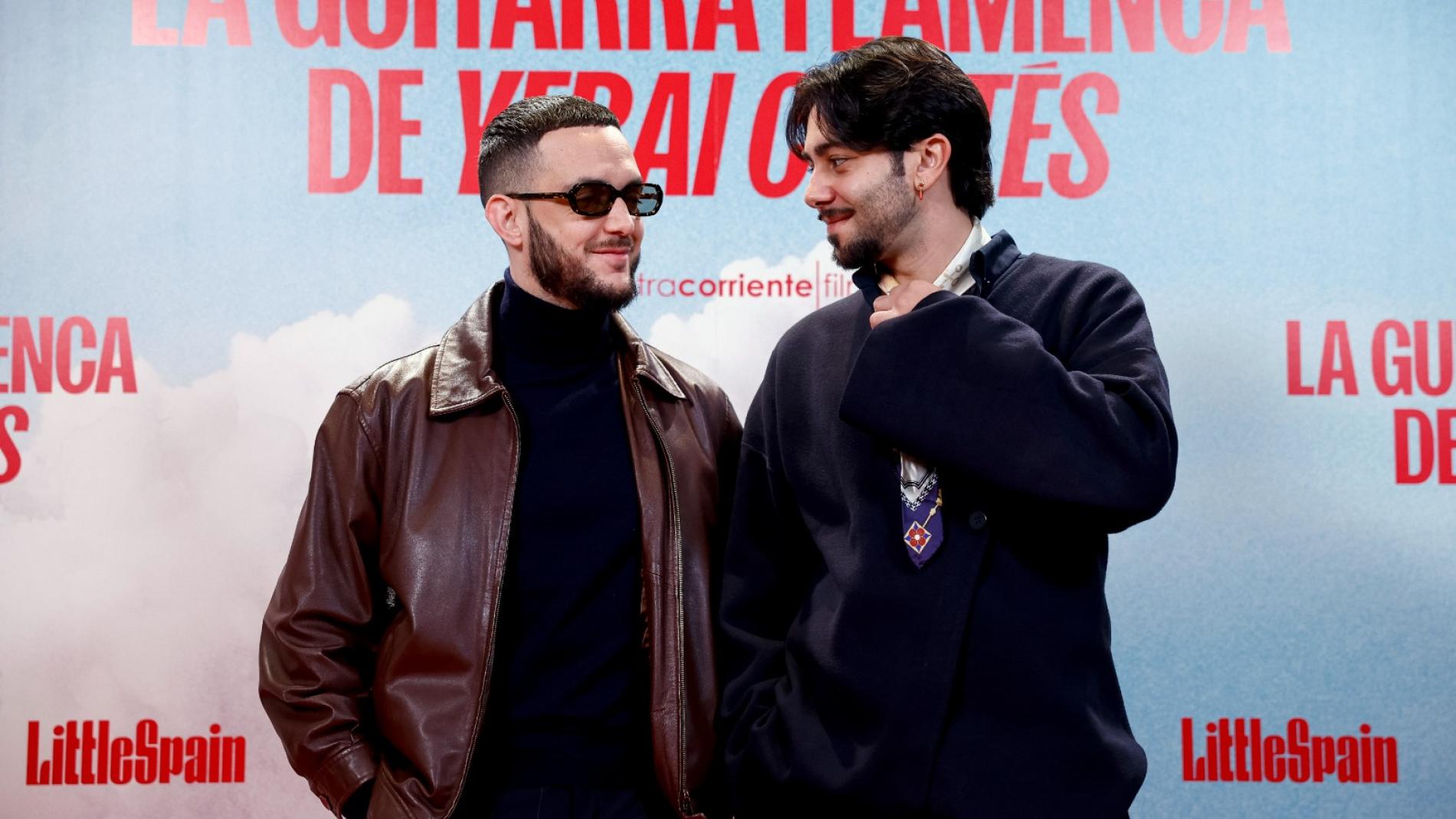 C. Tangana destaca que cuando conoció a Yeray Cortés (derecha) le fascinó que «los flamencos le trataban como flamenco y los modernos, como moderno»