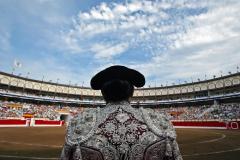 Interior de la plaza de toros de Santander