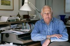 NEOYORQUINO. James Salter, en 2005 en su hogar de Bridgehampton (Nueva York)