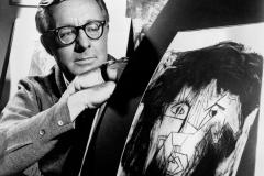 Ray Bradbury fotografiado en Los Ángeles