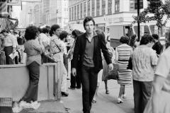 Springsteen caminando por las calles de Nueva York a finales de la década de los setenta