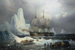 James Fitzjames, capitán del HMS Erebus, murió atrapado en el hielo ártico en 1846