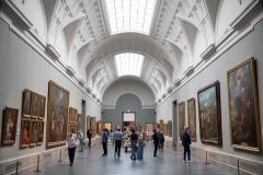 Vista interior de la galería principal del Museo del Prado