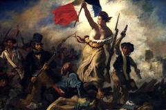 «La libertad guiando al pueblo», de Delacroix