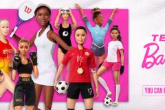 Barbie Celebrates Role-Model Athletes Who Have Broken Boundaries to Encourage Girls to Stay in Sports and Recognize Their Full Potential