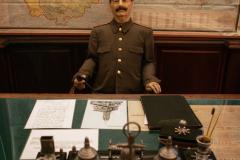 A picture taken 22 January 2007 shows the lifesize wax statue of Soviet dictator Joseph Stalin at the Stalin's museum, best known as Stalin's Villa, in southern Russia's Black Sea resort of Sochi.