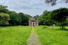 Fachada de la piscina del rey Fasiledes, en Gondar.