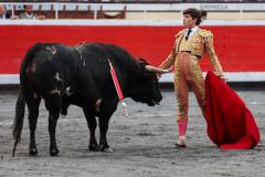 Novillada con picadores de la segunda de las Corridas Generales en la plaza de toros de Bilbao