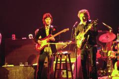 Bob Dylan actúa junto a The Band en la gran gira de 1974