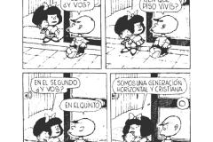 Una viñeta de Mafalda