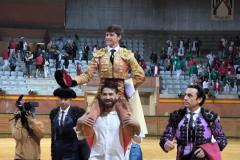 Puerta grande para Aarón Palacio en el festejo del domingo de la cuadragésima novena edición del Zapato de Oro de Arnedo