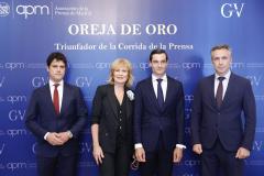 MADRID.-Los premios Oreja de Oro 2024 de la APM reconocen al torero Paco Ureña