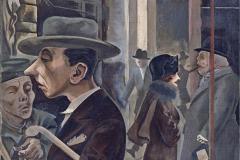 Cuadro 'Escena callejera, de George Grosz (1924)