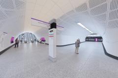 La línea del metro de Londres Elizabeth Line