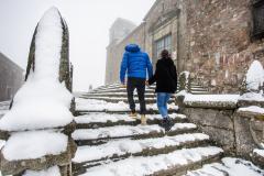 La nieve ha caído con fuerza este fin de semana en la salmantina Sierra de Francia