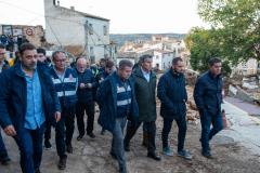 Page y Feijóo visitan Letur (Albacete) para evaluar los efectos de la DANA