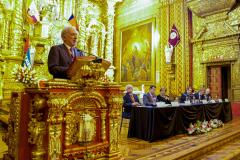 El presidente de la Asociación de Academias de la Lengua Española y director de la Real Academia Española, Santiago Muñoz Machado en el Congreso de la Asale