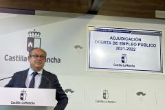 El consejero de Hacienda, Juan Alfonso Ruiz Molina, en rueda de prensa.EUROPA PRESS20/11/2024