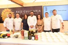 Algunos embajadores de Raíz Culinaria en el evento gastronómico 'Tast la Rambla' de Barcelona