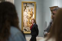 Remedios Sánchez, vigilante del Museo del Prado durante más de 40 años.© Jesús G. Feria.