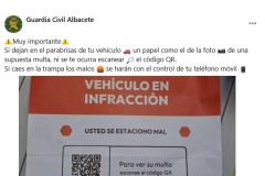 Alerta de la Guardia Civil de Albacete sobre nuevo tipo de estafa