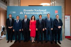 Foto de familia en la presentación del Premio Nacional de Tauromaquia