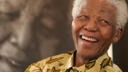 El expresidente sudafricano Nelson Mandela