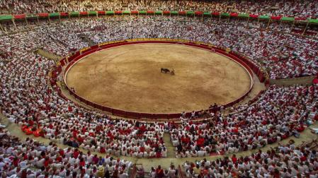 Imagen de archivo de la Plaza de Toros de Pamplona