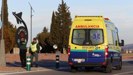 Una ambulancia en Albacete