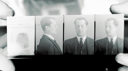 Fotografías de la ficha policial de José Antonio Primo de Rivera